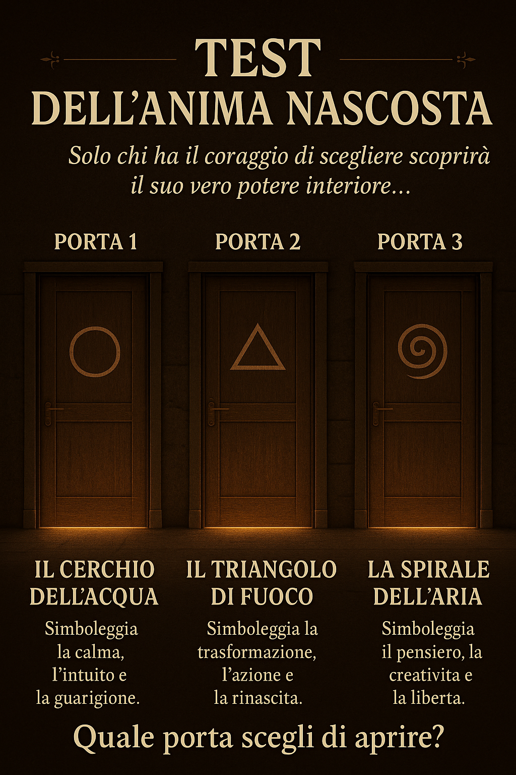 TEST DELL’ANIMA NASCOSTA